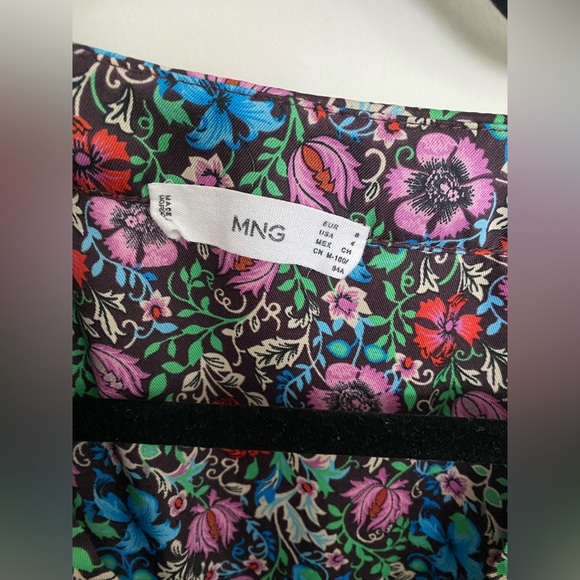 Flower printed, long sleeved,mini-dress by Mango , bought from the Bay - Picture 2 of 6